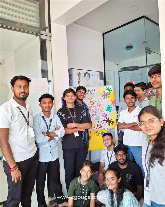 World Art Day Celebration at Cgbugs School
